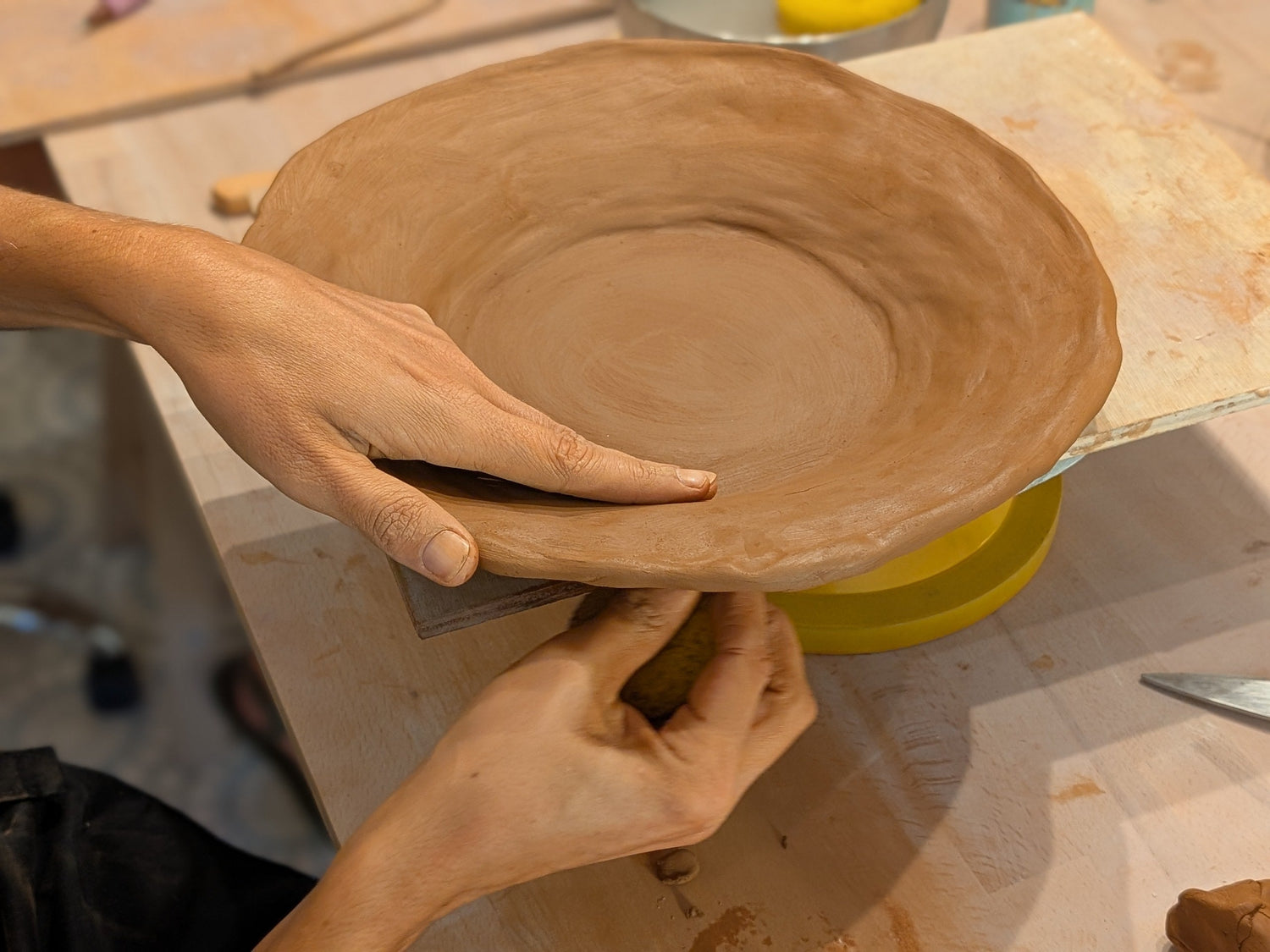 Cours de modelage au trimestre